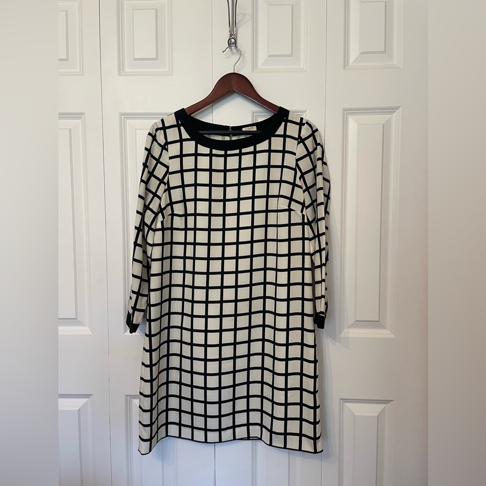 J Crew Geometric pattern dress